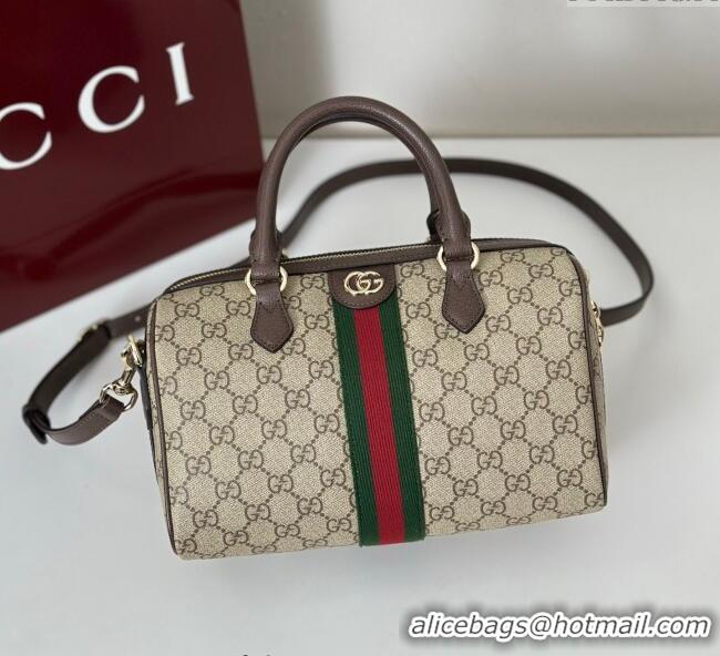 Best Quality Gucci Ophidia GG Canvas Medium Boston Bag 836825 Brown 2025