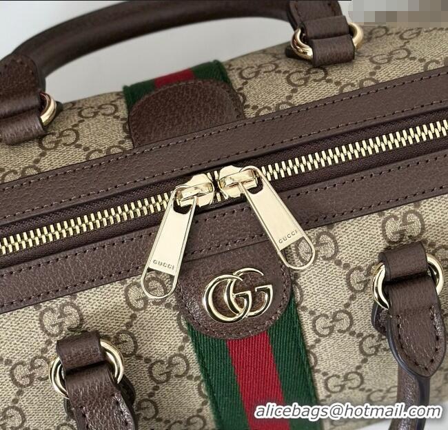 Best Quality Gucci Ophidia GG Canvas Medium Boston Bag 836825 Brown 2025