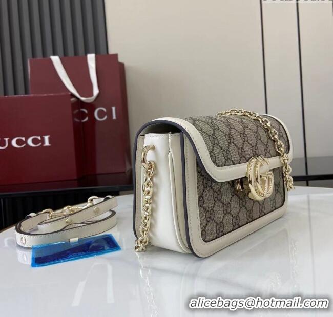 Trendy Design Gucci Go GG Canvas small shoulder bag 826761 Beige/White 2025