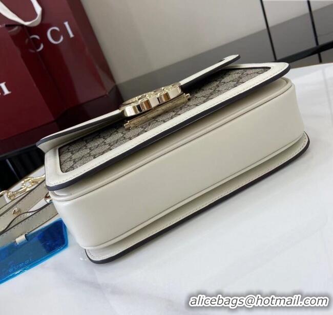 Trendy Design Gucci Go GG Canvas small shoulder bag 826761 Beige/White 2025