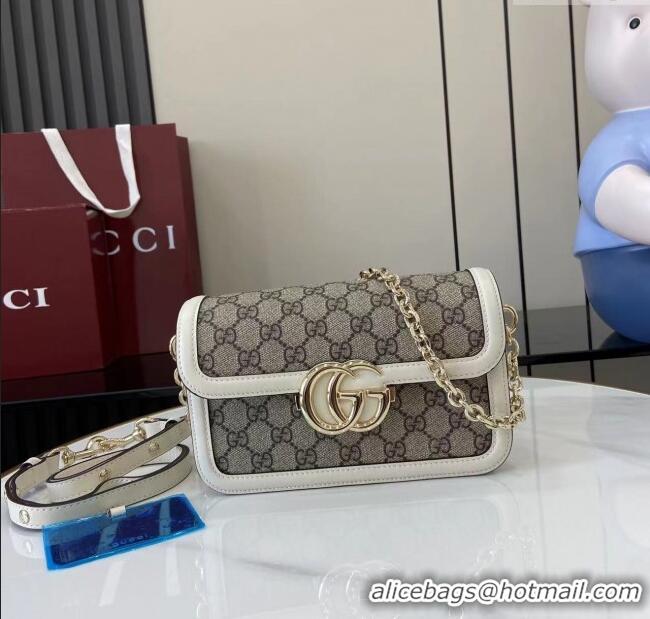 Trendy Design Gucci Go GG Canvas small shoulder bag 826761 Beige/White 2025
