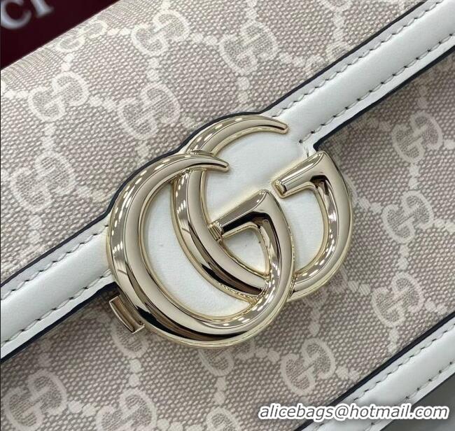 Super Quality Gucci Go GG Canvas small shoulder bag 826761 Grey 2025