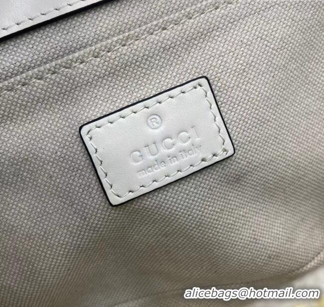 Super Quality Gucci Go GG Canvas small shoulder bag 826761 Grey 2025