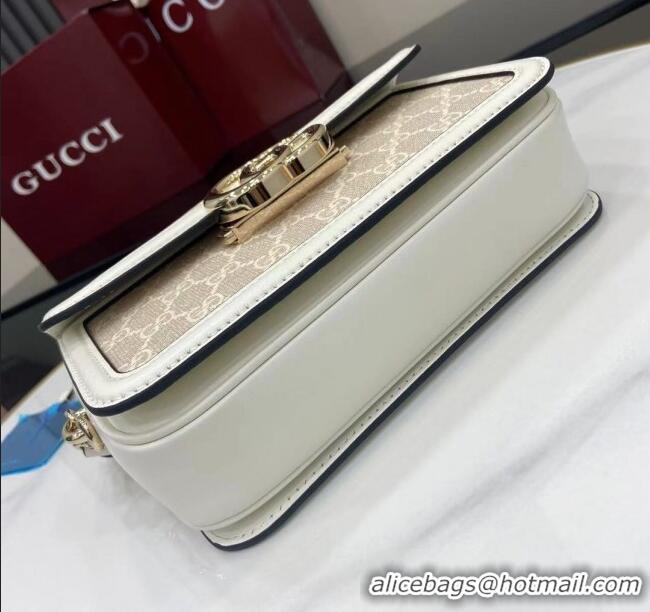 Super Quality Gucci Go GG Canvas small shoulder bag 826761 Grey 2025