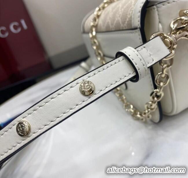 Super Quality Gucci Go GG Canvas small shoulder bag 826761 Grey 2025