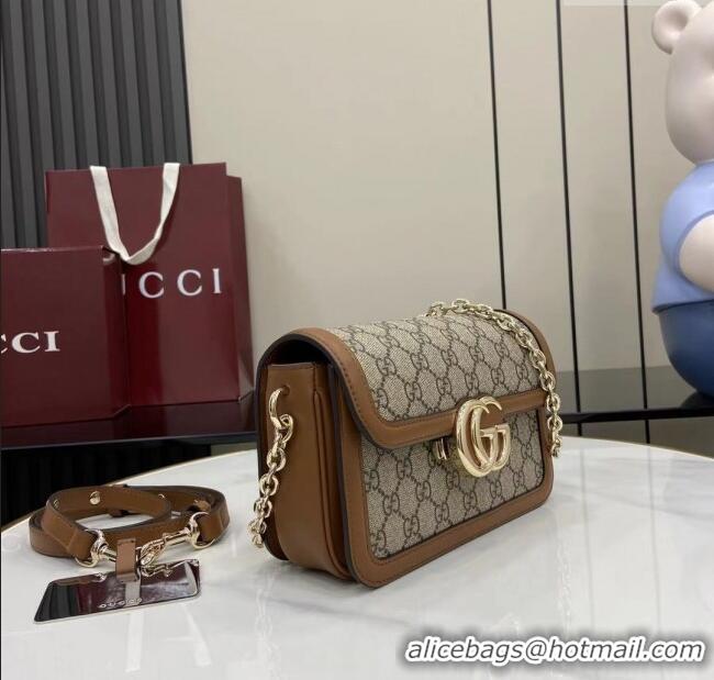 Grade Design Gucci Go GG Canvas small shoulder bag 826761 Beige/Brown 2025