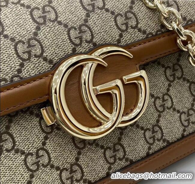 Grade Design Gucci Go GG Canvas small shoulder bag 826761 Beige/Brown 2025