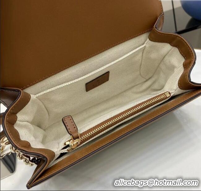 Grade Design Gucci Go GG Canvas small shoulder bag 826761 Beige/Brown 2025