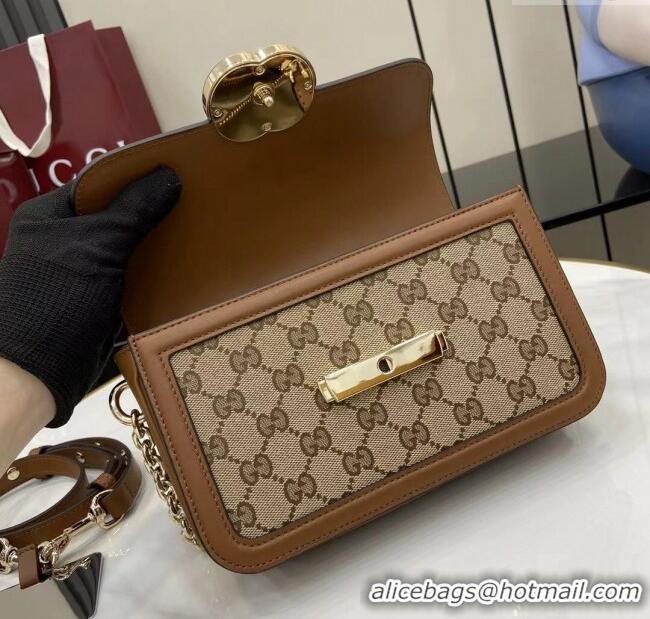 Market Sells Gucci Go GG Canvas small shoulder bag 826761 Camel 2025