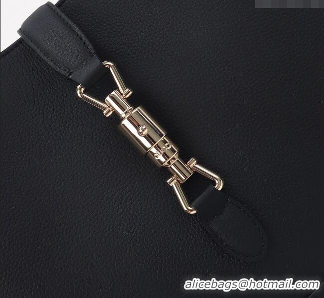 Best Price Gucci Jackie 1961 Leather large crossbody bag 810229 Black 2025