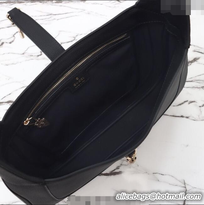 Best Price Gucci Jackie 1961 Leather large crossbody bag 810229 Black 2025