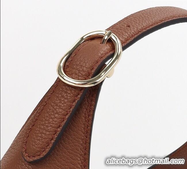 Best Quality Gucci Jackie 1961 Leather large crossbody bag 810229 Brown 2025