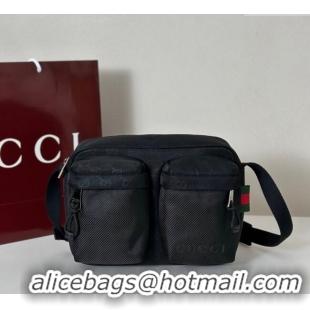 Top Design Gucci Mens Nexus small messengers crossbody bag 834475 Black 2025