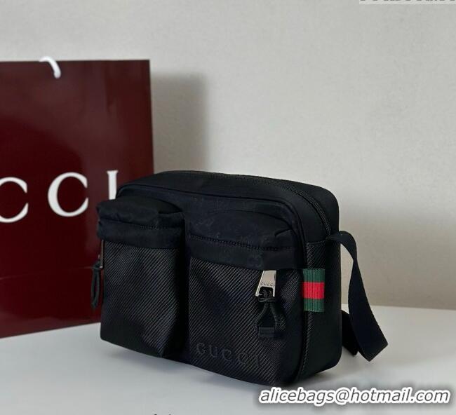 Top Design Gucci Mens Nexus small messengers crossbody bag 834475 Black 2025