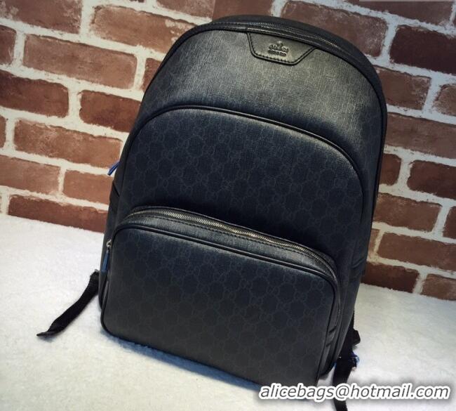 Famous Brand Gucci Mens GG Canvas Backpack bag 322069 Black 2025