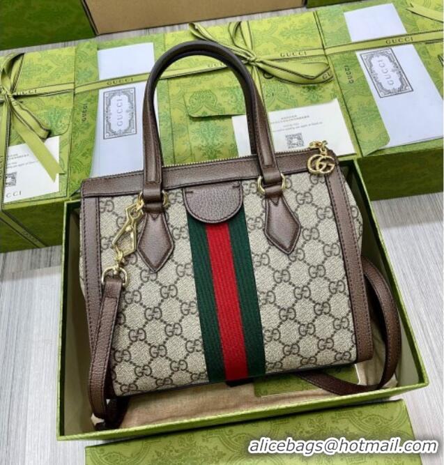 Best Price Gucci Ophidia Small GG Canvas Tote Bag 547551 Beige/Brown 2025