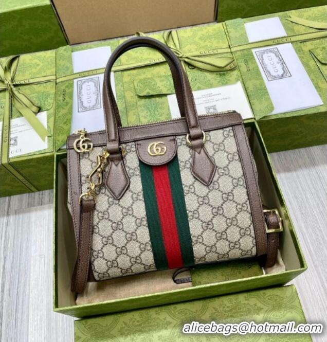 Best Price Gucci Ophidia Small GG Canvas Tote Bag 547551 Beige/Brown 2025