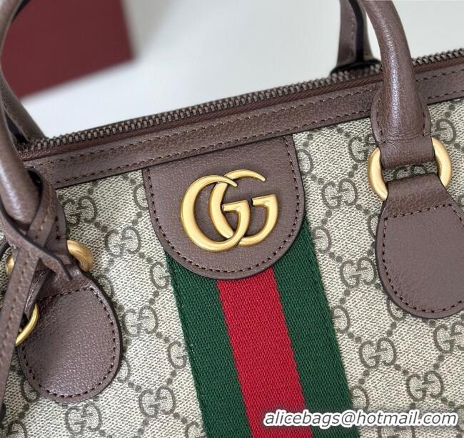 Shop Discount Gucci Savoy GG Canvas medium duffle bag 834469 Beige/Brown 2025