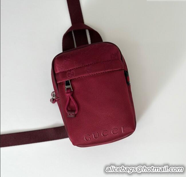 Luxury Classic Gucci Mens Nexus GG mini sling bag 834274 Red 2025