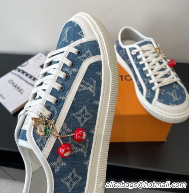 Unique Style Louis Vuitton LV Lagoon Sneakers in Monogram Denim Blue 2025 1AGYG4