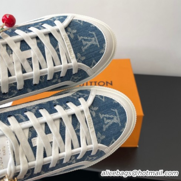 Unique Style Louis Vuitton LV Lagoon Sneakers in Monogram Denim Blue 2025 1AGYG4