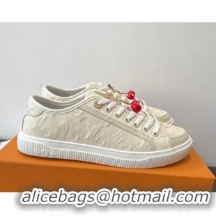 Durable Louis Vuitton LV Lagoon Sneakers in Monogram Canvas Beige 2025 1AGYG4