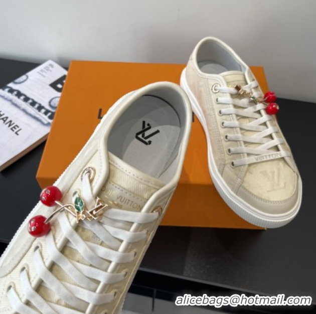 Durable Louis Vuitton LV Lagoon Sneakers in Monogram Canvas Beige 2025 1AGYG4