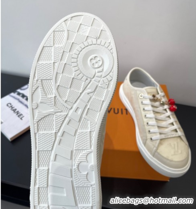 Durable Louis Vuitton LV Lagoon Sneakers in Monogram Canvas Beige 2025 1AGYG4