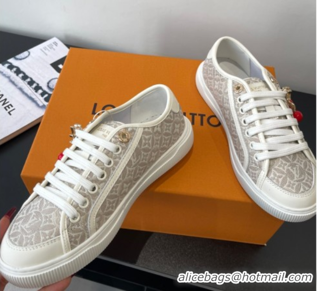 Shop Cheap Louis Vuitton LV Lagoon Sneakers in Monogram Canvas Grey 2025 1AGYG4