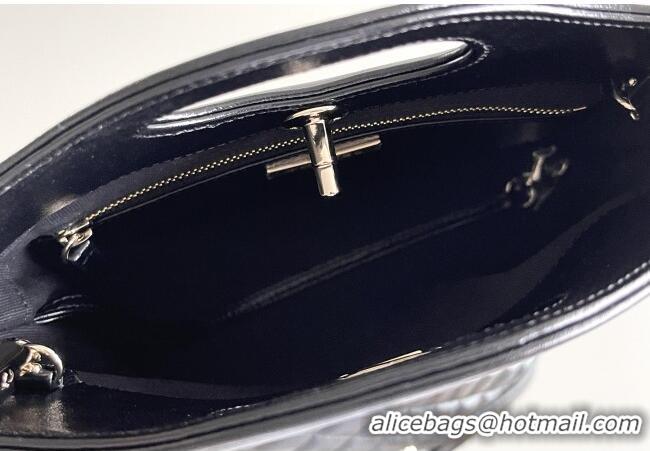 Best Price Chanel 31 Bag Shiny Lambskin Mini Shopping Bag AS4133 Black 2025 Top Quality