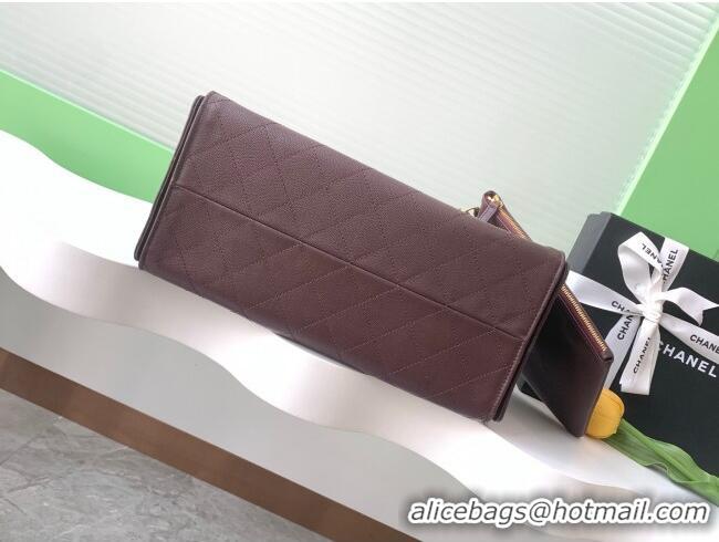 Top Quality Chanel 25 Medium Handbag AS5311 AS5311 Dark Brown 2025