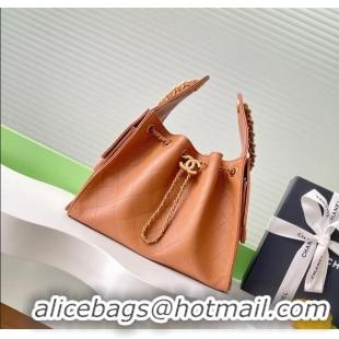 Super Quality Chanel 25 Small Handbag in Grained Calfskin AS5293 Light Brown 2025