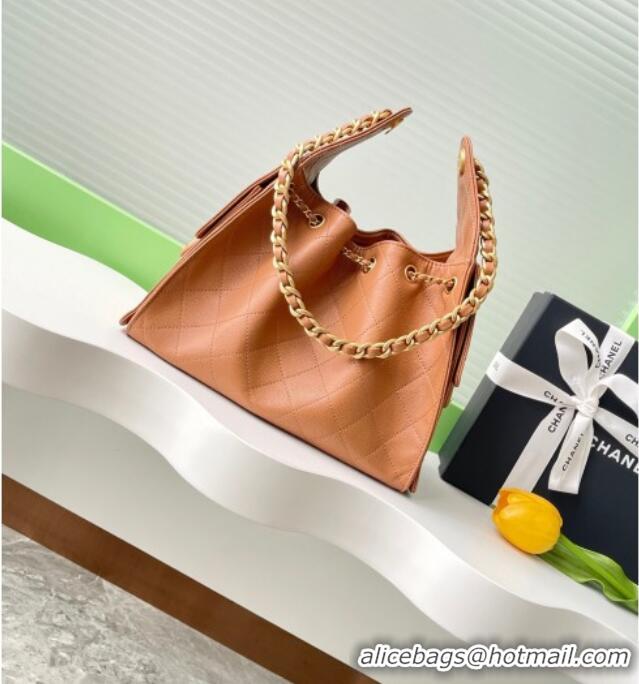 Super Quality Chanel 25 Small Handbag in Grained Calfskin AS5293 Light Brown 2025