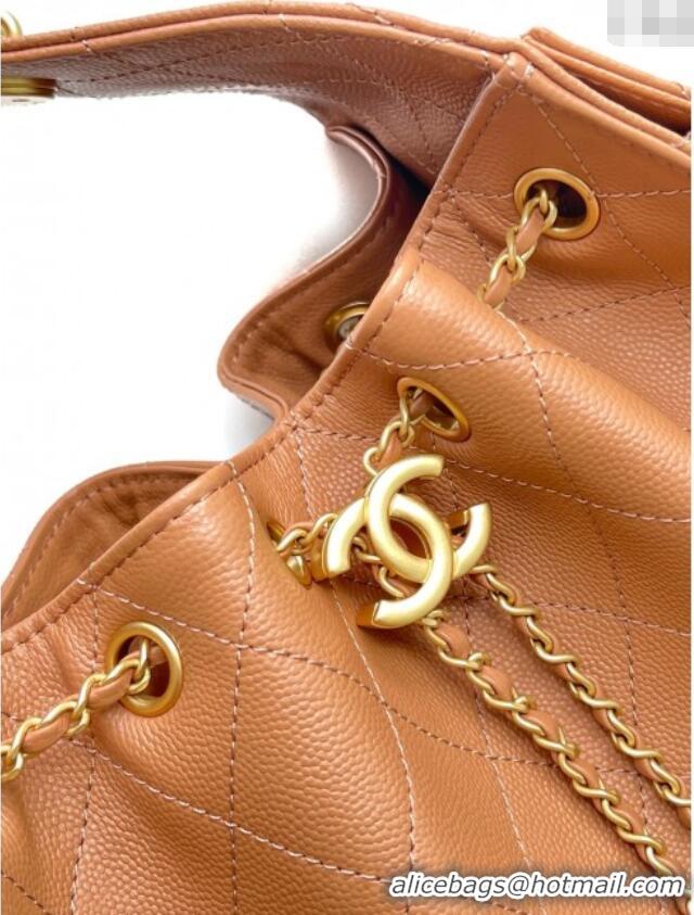 Super Quality Chanel 25 Small Handbag in Grained Calfskin AS5293 Light Brown 2025