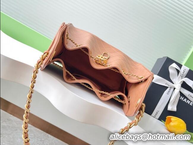 Super Quality Chanel 25 Small Handbag in Grained Calfskin AS5293 Light Brown 2025