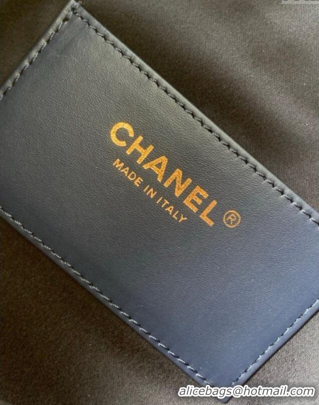 Buy Discount Chanel 25 Small Handbag in Grained Calfskin AS5293 Dark Blue 2025