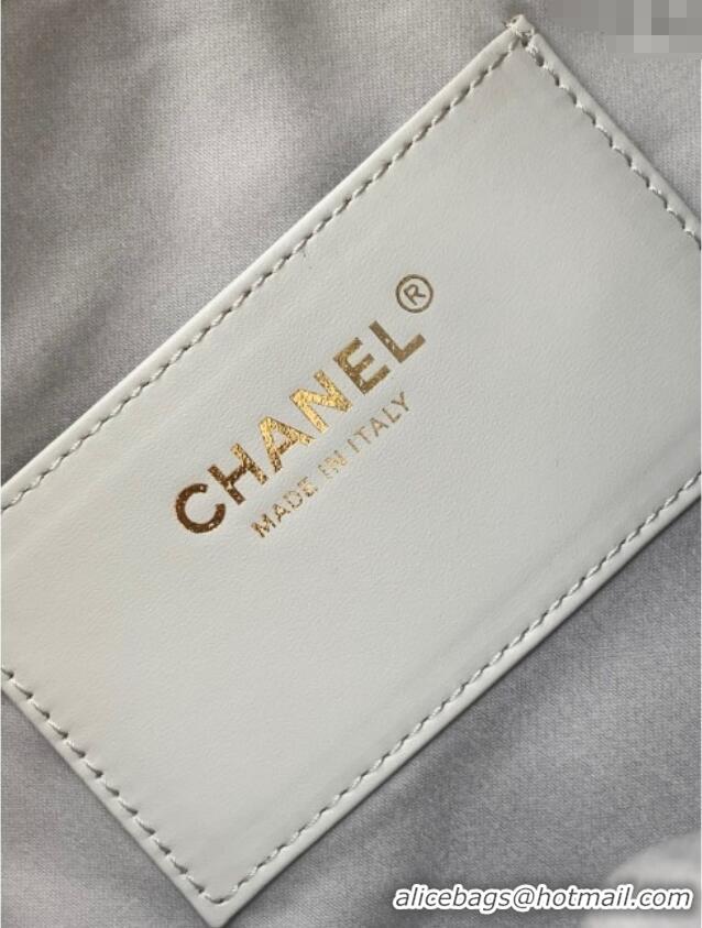 Classic Grade Chanel 25 Small Handbag in Grained Calfskin AS5293 Light Grey 2025