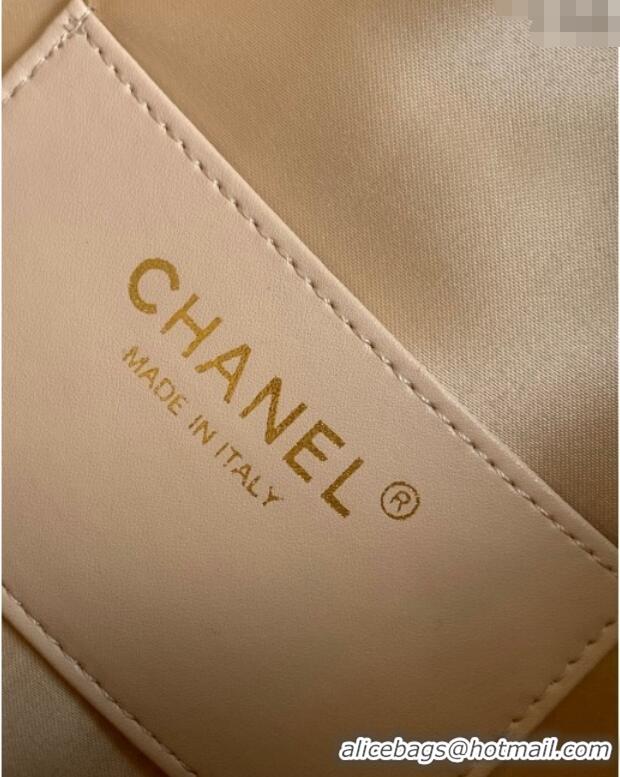 Low Cost Chanel 25 Small Handbag in Grained Calfskin AS5293 Light Gold 2025