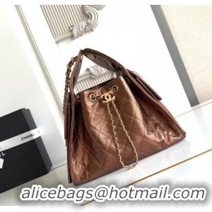 Affordable Price Chanel 25 Small Handbag in Grained Calfskin AS5293 Dark Gold 2025