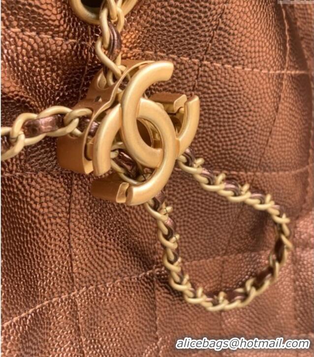 Affordable Price Chanel 25 Small Handbag in Grained Calfskin AS5293 Dark Gold 2025