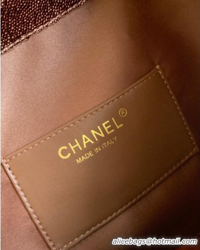 Affordable Price Chanel 25 Small Handbag in Grained Calfskin AS5293 Dark Gold 2025