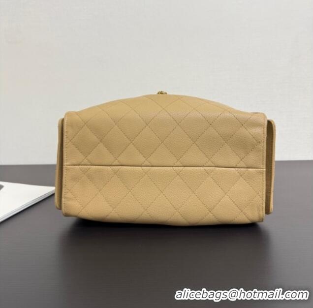 Top Quality Chanel 25 Small Handbag in Grained Calfskin AS5293 Dark Beige 2025