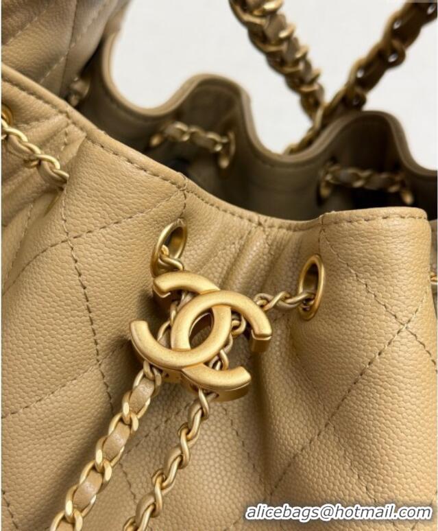 Top Quality Chanel 25 Small Handbag in Grained Calfskin AS5293 Dark Beige 2025