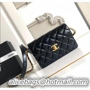 Best Product Chanel Patent Lambskin Mini Flap Bag AS5618 Black 2025