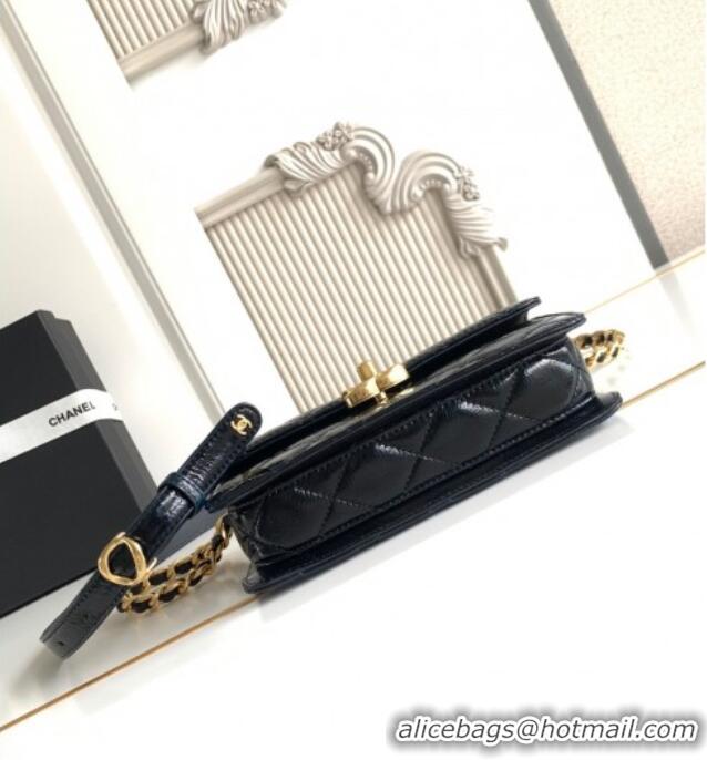 Best Product Chanel Patent Lambskin Mini Flap Bag AS5618 Black 2025