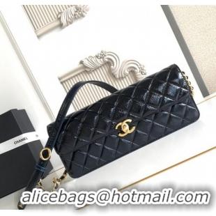 Classic Specials Chanel Patent Lambskin Large Flap Bag AS5642 Black 2025