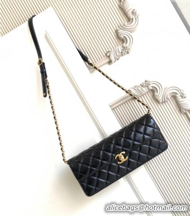 Classic Specials Chanel Patent Lambskin Large Flap Bag AS5642 Black 2025