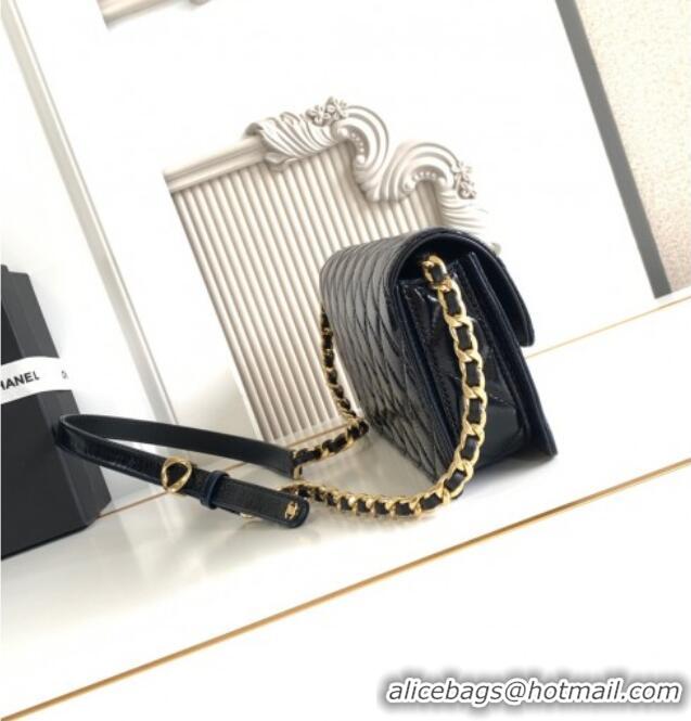 Classic Specials Chanel Patent Lambskin Large Flap Bag AS5642 Black 2025
