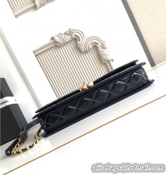 Classic Specials Chanel Patent Lambskin Large Flap Bag AS5642 Black 2025