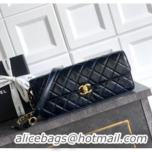 Big Discount Chanel Patent Lambskin Large Flap Bag AS5642 Blue 2025